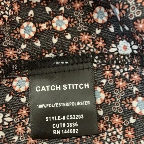 Catch Stitch Floral Skirt - Picture 6 of 6